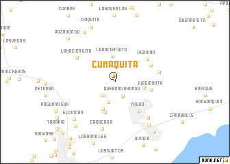 map of Cumaquita