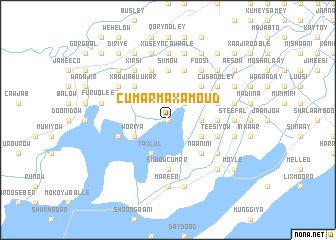 map of Cumar Maxamoud