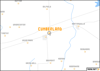 map of Cumberland