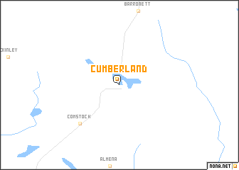 map of Cumberland