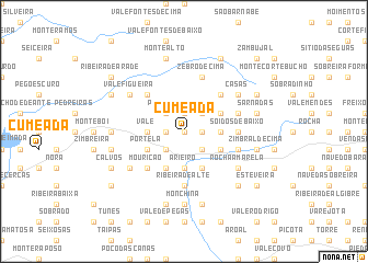 map of Cumeada