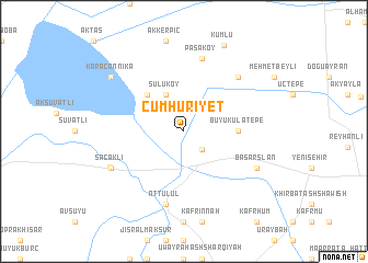 map of Cumhuriyet