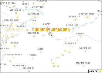 map of Cummingswood Park