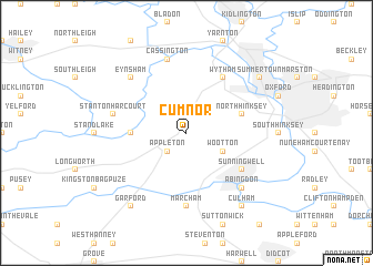 map of Cumnor