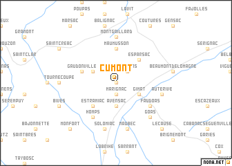 map of Cumont