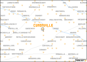 map of Cumonville