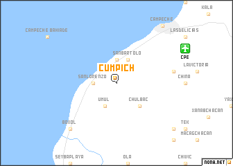 map of Cumpich