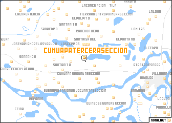 map of Cumuapa Tercera Sección