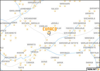 map of Cunacò