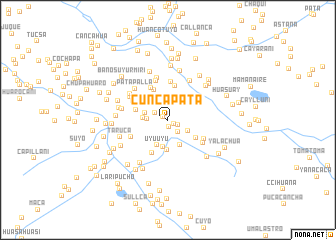 map of Cuncapata