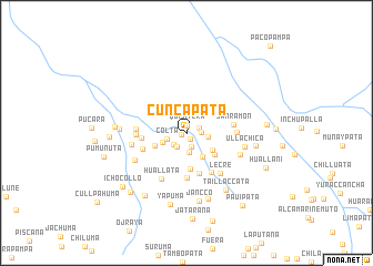 map of Cuncapata