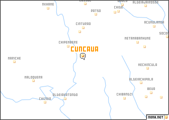 map of Cuncáua