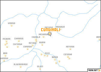 map of Cundimali