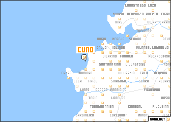 map of Cuño