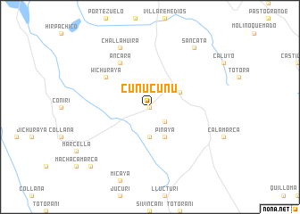 map of Cunucunu
