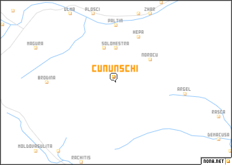 map of Cununschi
