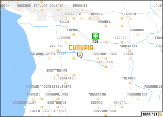 map of Cunupia
