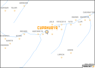 map of Cupahuaya