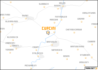 map of Cupcini