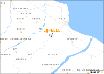 map of Cupello