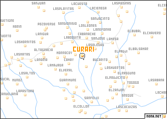 map of Curarí