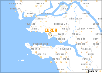 map of Curca