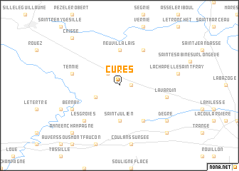map of Cures
