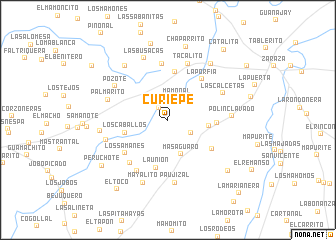 map of Curiepe