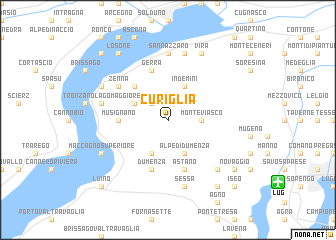 map of Curiglia