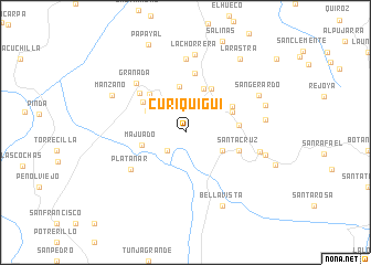 map of Curiquigui