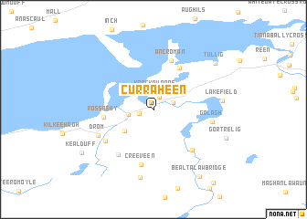 map of Curraheen