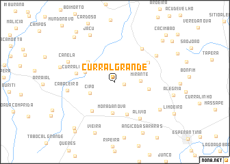 map of Curral Grande
