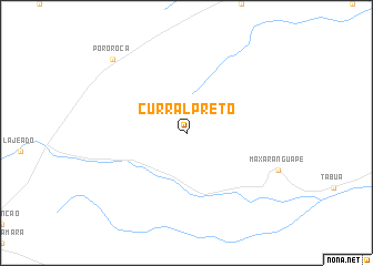 map of Curral Prêto