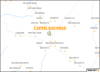 map of Curral Queimado