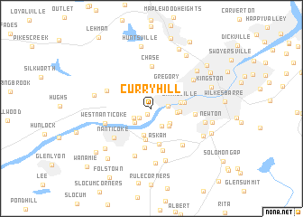 map of Curry Hill