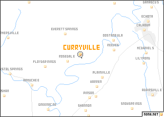 map of Curryville