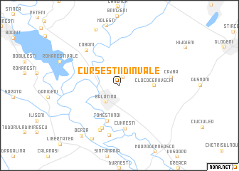 map of (( Curseştii din Vale ))