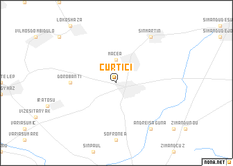 map of Curtici