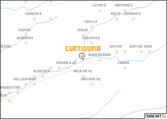 map of Curtiduría