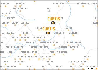 map of Curtis