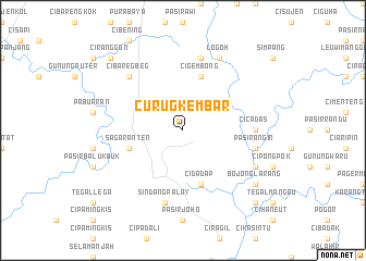 map of Curugkembar