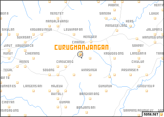 map of Curugmanjangan