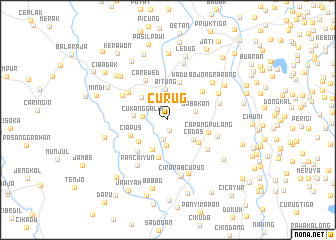 map of Curug