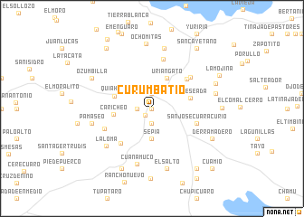 map of Curumbatío