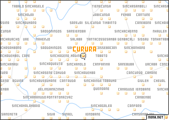 map of Curura