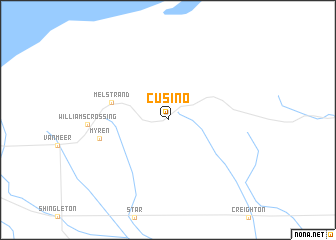 map of Cusino