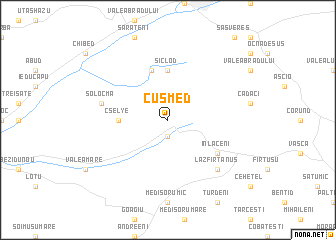 map of Cuşmed