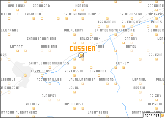 map of Cussien