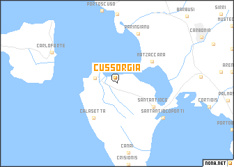 map of Cussorgia