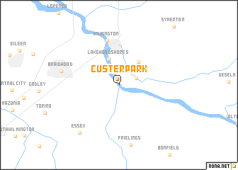 map of Custer Park